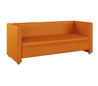 MIRA 3 pohovka, koženka cihlová